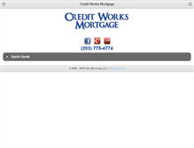 Tablet Screenshot of creditworks.net